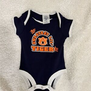 Rivalry Threads Navy & White 'Sweetest Lil' Tiger' Auburn Bodysuit